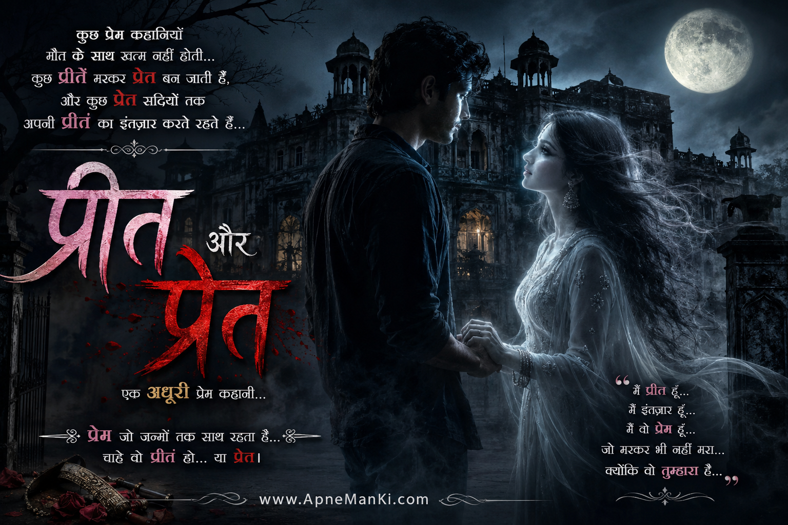 An incomplete love story that did not end even after death.
