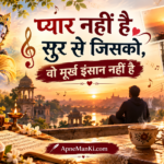 प्यार नहीं है सुर से जिसको, वो मूर्ख इंसान नहीं है